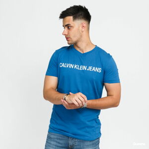Tričko s krátkým rukávem CALVIN KLEIN JEANS M Institutional Logo Tee modré