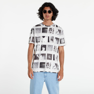 Tričko s krátkým rukávem CALVIN KLEIN JEANS Polaroid AOP T-Shirt Cream
