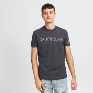 Tričko s krátkým rukávem CALVIN KLEIN JEANS Shadow Logo Tee tmavě šedé