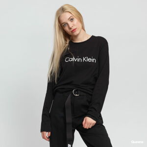 Dámské tričko s dlouhým rukávem Calvin Klein LS Crew Neck C/O černé