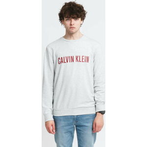 Mikina Calvin Klein LS Sweatshirt melange šedá
