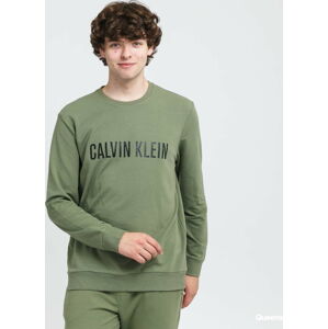 Mikina Calvin Klein LS Sweatshirt olivová