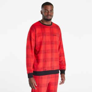 Svetr Calvin Klein Mc Holiday Lounge L/S Sweatshirt Červený