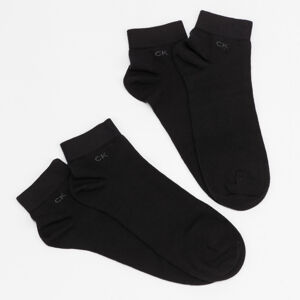 Ponožky Calvin Klein Mens 2Pack Quarter Socks černé