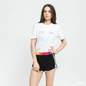 Dámské pyžamo Calvin Klein Pride SS Short Set bílé / černé