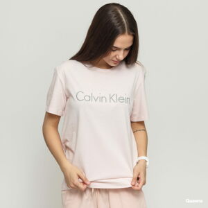 Dámské tričko Calvin Klein SS Crew Neck světle růžové