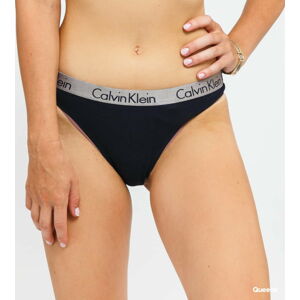 Kalhotky Calvin Klein Thong 3 Pack černé / bílé / světle růžové