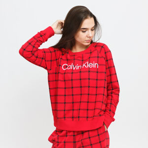 Dámská mikina Calvin Klein W LS Sweatshirt Red / Black