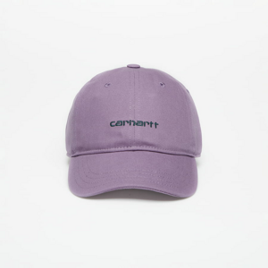 Kšiltovka Carhartt WIP Canvas Script Cap Glassy Purple/ Discovery Green