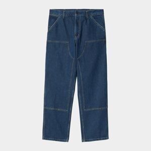 Jeans Carhartt WIP Double Knee Pant modré