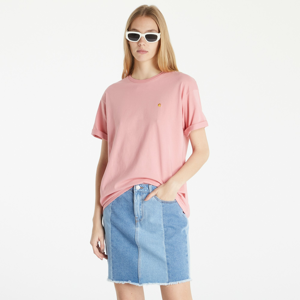 Tričko Carhartt WIP S/S Chase T-Shirt pink / gold