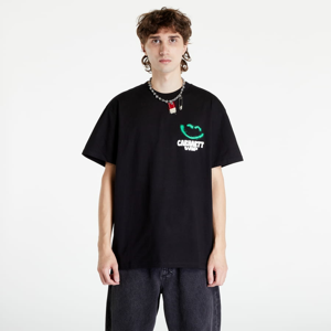 Tričko s krátkým rukávem Carhartt WIP S/S Happy Script T-shirt Black