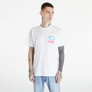 Tričko s krátkým rukávem Carhartt WIP S/S Happy Script T-Shirt White