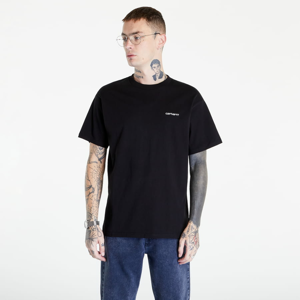 Tričko s krátkým rukávem Carhartt WIP S/S Script Embroidery T-Shirt Black