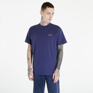 Tričko s krátkým rukávem Carhartt WIP S/S Script Embroidery T-Shirt Blue