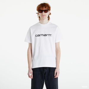 Tričko s krátkým rukávem Carhartt WIP S/S Script T-Shirt White