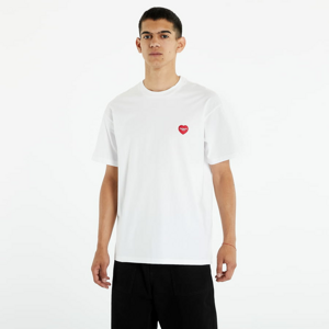 Tričko s krátkým rukávem Carhartt WIP Short Sleeve Double Heart T-Shirt White
