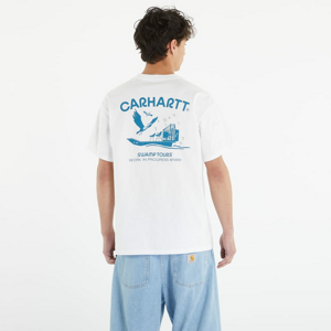 Tričko s krátkým rukávem Carhartt WIP Short Sleeve Swamp Tours T-Shirt White