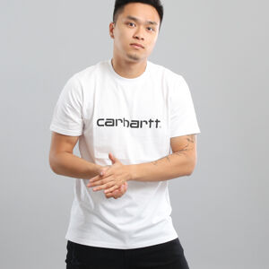 Tričko s krátkým rukávem Carhartt WIP SS Script T-Shirt bílé
