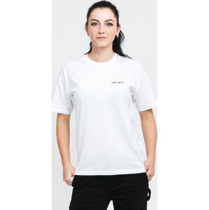 Dámské tričko Carhartt WIP W Script Embroidery Tee bílé
