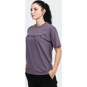 Dámské tričko Carhartt WIP W' SS Script T-shirt fialové