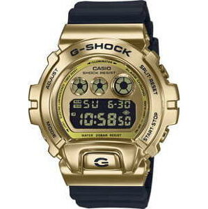 Hodinky Casio G-Shock GM 6900G-9ER Metal Covered zlaté / černé
