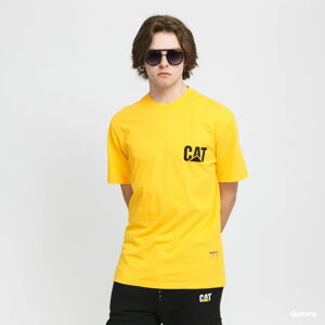 Tričko s krátkým rukávem CATERPILLAR Cat Small Logo Tee žluté
