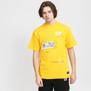 Tričko s krátkým rukávem CATERPILLAR Fashion Tee 3 žluté