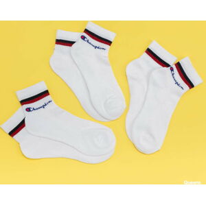 Ponožky Champion 3Pack Ankle Classic Socks bílé