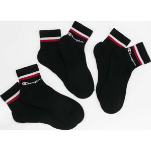 Ponožky Champion 3Pack Ankle Classic Socks černé