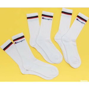 Ponožky Champion 3Pack Classic Stripes Socks bílé