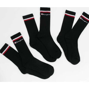 Ponožky Champion 3Pack Classic Stripes Socks černé