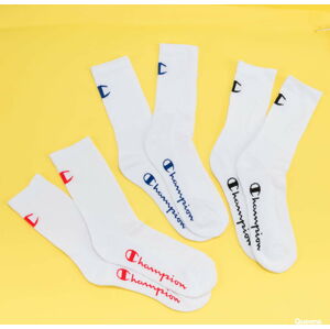 Ponožky Champion 3Pack Colored Logo Socks bílé