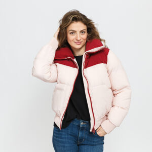 Dámská zimní bunda Champion Hooded Jacket světle růžová / vínová
