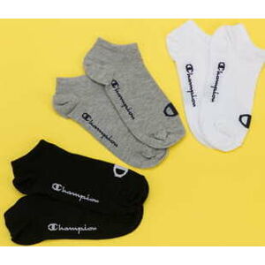 Ponožky Champion In Shoe Legacy 3Pack černé / bílé / šedé