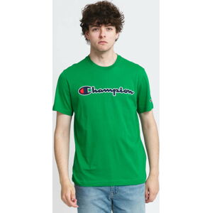 Tričko s krátkým rukávem Champion Logo Crew Neck Tee zelené