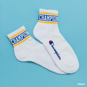 Ponožky Champion Old School Ankle Socks bílé / modré / žluté