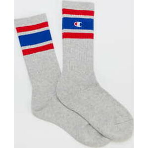 Ponožky Champion Rochester Crew Sock melange šedé / červené / modré