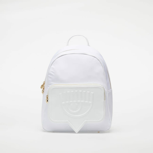 Batoh Chiara Ferragni Nylon + Patent Pu Bag White