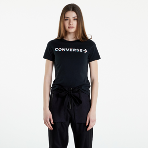 Dámské tričko Converse Floral Logo Graphic Tee Black Black