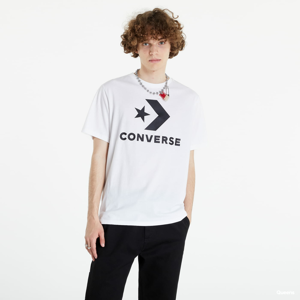 Tričko s krátkým rukávem Converse Star Chevron Tee bílé