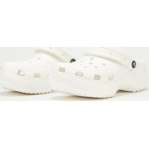 Pantofle Crocs Classic Platform Clog W white