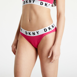 Kalhotky DKNY Cozy Boyfriend Thong růžová