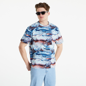 Tričko s krátkým rukávem Fila Cutro Aop Loose Tee modré/vícebarevné