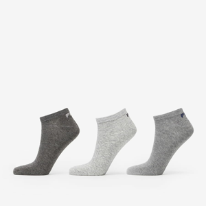 Ponožky Fila Socks Invisible 3-Pack Misty Grey