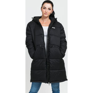 Dámská zimní bunda Fila Women Long Hooded Puffer Jacket černá