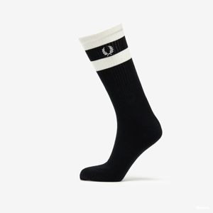 Ponožky FRED PERRY Bold Twin Tipped Socks černé / bílé