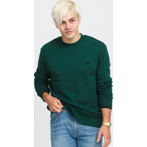 Mikina FRED PERRY Crewneck Sweatshirt tmavě zelená