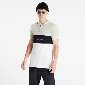Polo tričko FRED PERRY Polo Shirt zelené/černé/bílé