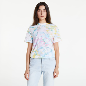 Dámské tričko GUESS All Over Print Tie Dye T-shirt White